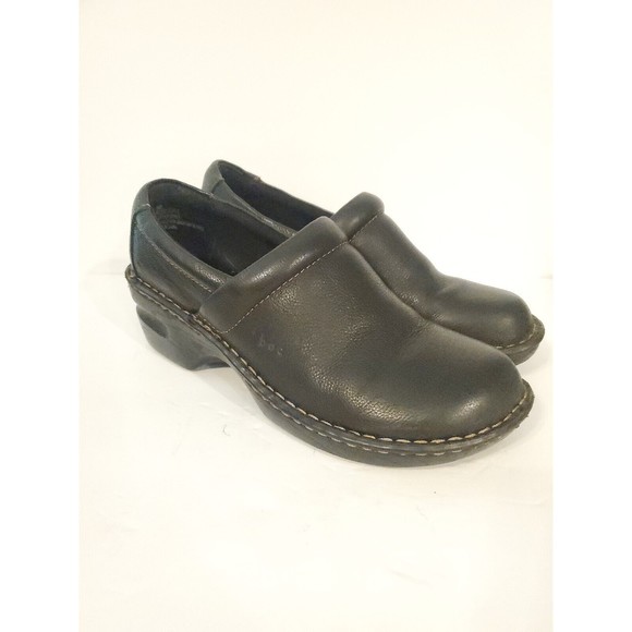 B.O.C. womens Black Clogs ‎  size 9 - Picture 1 of 12